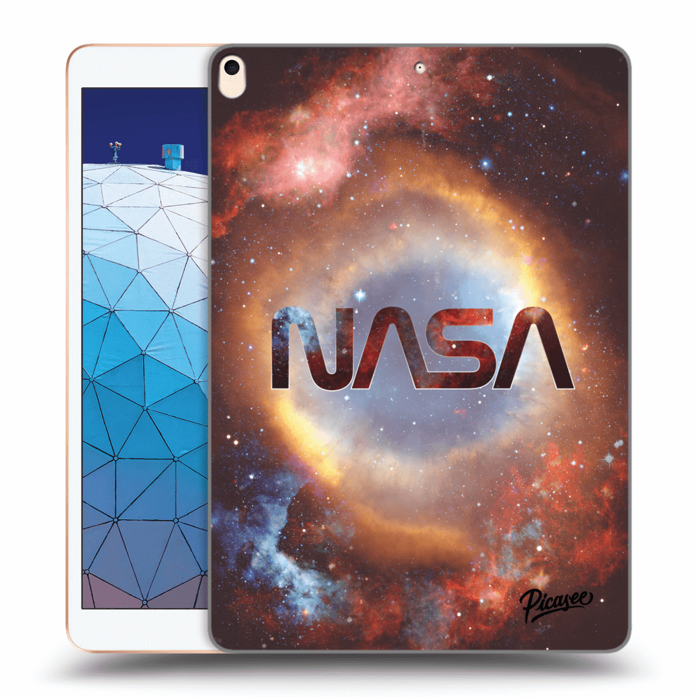 Picasee silikonowe czarne etui na Apple iPad Air 10.5" 2019 (3.gen) - Nebula
