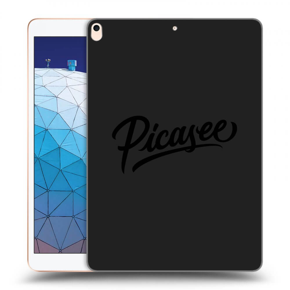Picasee silikonowe czarne etui na Apple iPad Air 10.5" 2019 (3.gen) - Picasee - old logo - black