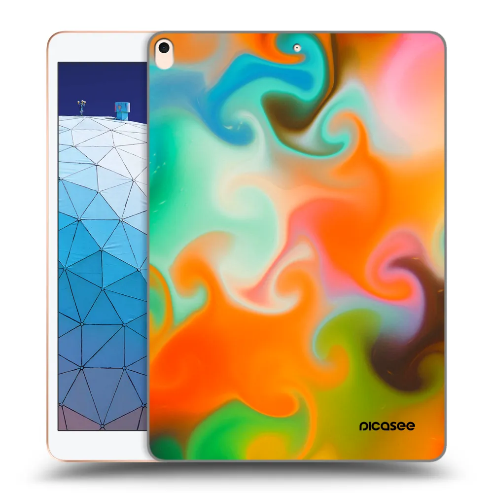 Picasee silikonowe przeźroczyste etui na Apple iPad Air 10.5" 2019 (3.gen) - Juice