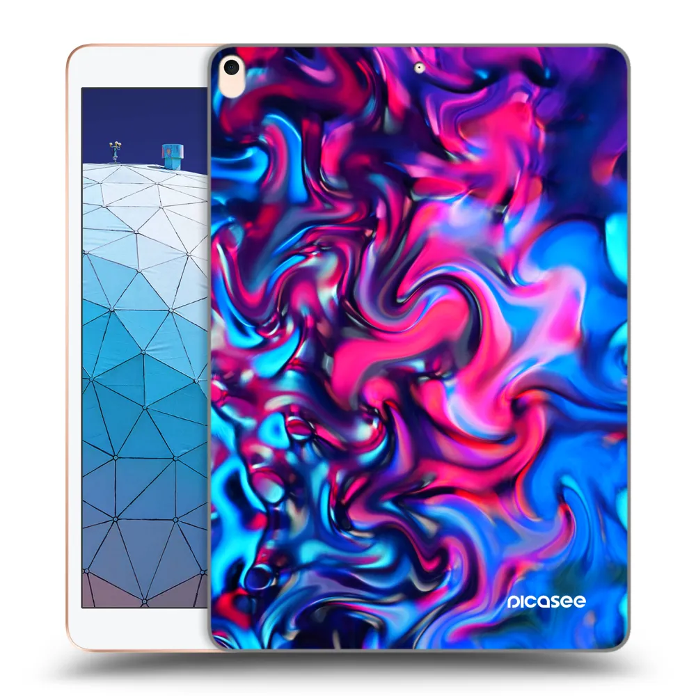 Picasee silikonowe przeźroczyste etui na Apple iPad Air 10.5" 2019 (3.gen) - Redlight
