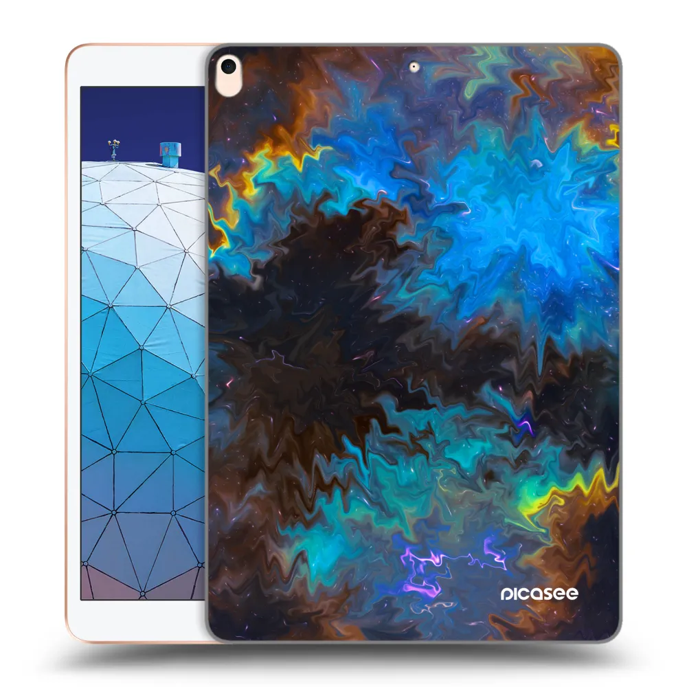 Picasee silikonowe przeźroczyste etui na Apple iPad Air 10.5" 2019 (3.gen) - Space