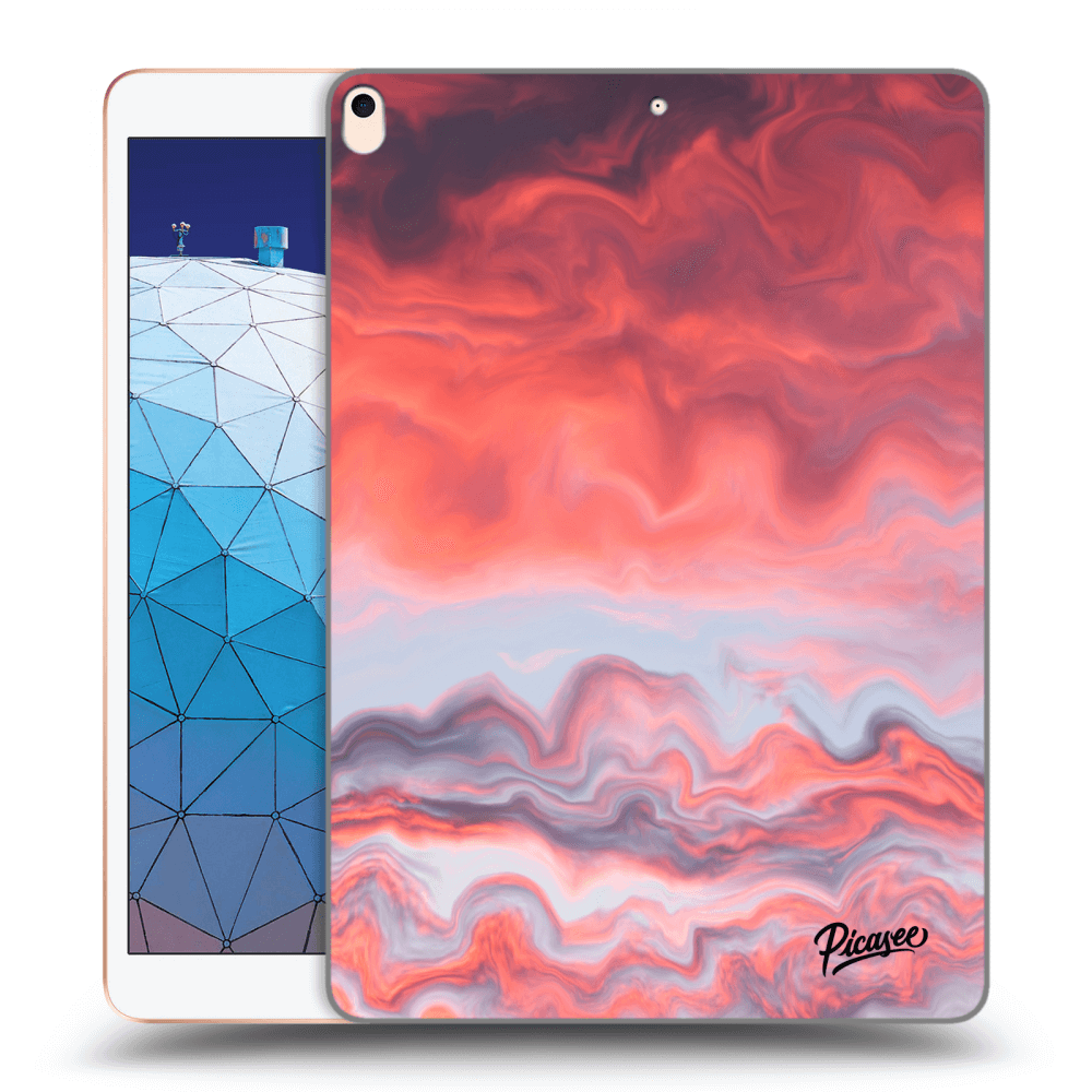 Picasee silikonowe czarne etui na Apple iPad Air 10.5" 2019 (3.gen) - Sunset