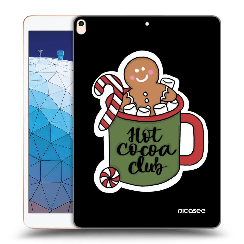 Picasee silikonowe czarne etui na Apple iPad Air 10.5" 2019 (3.gen) - Hot Cocoa Club