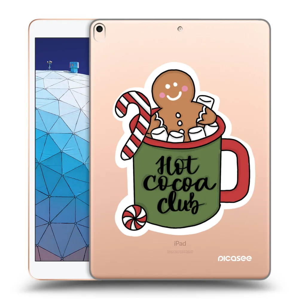 Picasee silikonowe przeźroczyste etui na Apple iPad Air 10.5" 2019 (3.gen) - Hot Cocoa Club