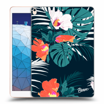 Picasee silikonowe czarne etui na Apple iPad Air 10.5" 2019 (3.gen) - Monstera Color