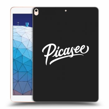 Picasee silikonowe czarne etui na Apple iPad Air 10.5" 2019 (3.gen) - Picasee - old logo - white