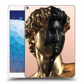 Picasee silikonowe przeźroczyste etui na Apple iPad Air 10.5" 2019 (3.gen) - Wildfire - Gold