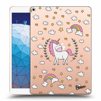 Picasee silikonowe przeźroczyste etui na Apple iPad Air 10.5" 2019 (3.gen) - Unicorn star heaven