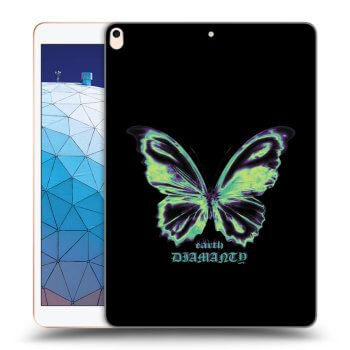 Picasee silikonowe czarne etui na Apple iPad Air 10.5" 2019 (3.gen) - Diamanty Blue