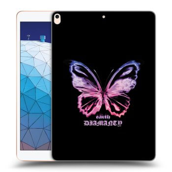 Picasee silikonowe przeźroczyste etui na Apple iPad Air 10.5" 2019 (3.gen) - Diamanty Purple