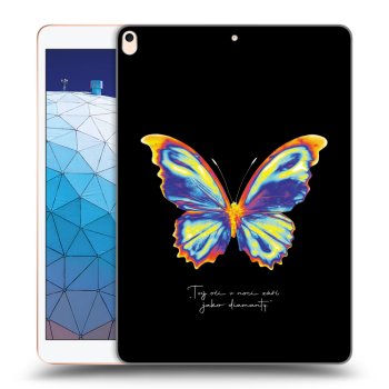 Picasee silikonowe przeźroczyste etui na Apple iPad Air 10.5" 2019 (3.gen) - Diamanty Black