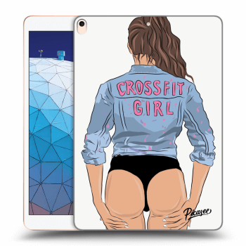 Picasee silikonowe przeźroczyste etui na Apple iPad Air 10.5" 2019 (3.gen) - Crossfit girl - nickynellow