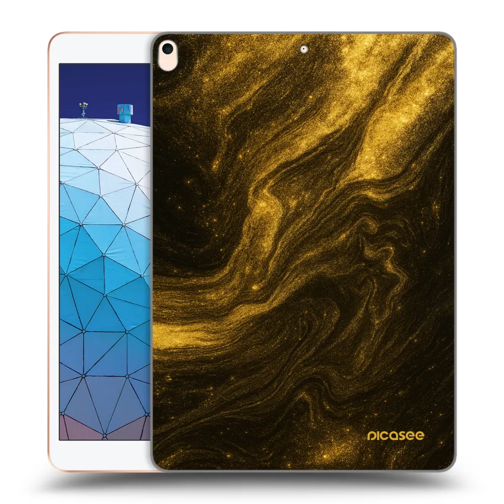 Picasee silikonowe przeźroczyste etui na Apple iPad Air 10.5" 2019 (3.gen) - Black