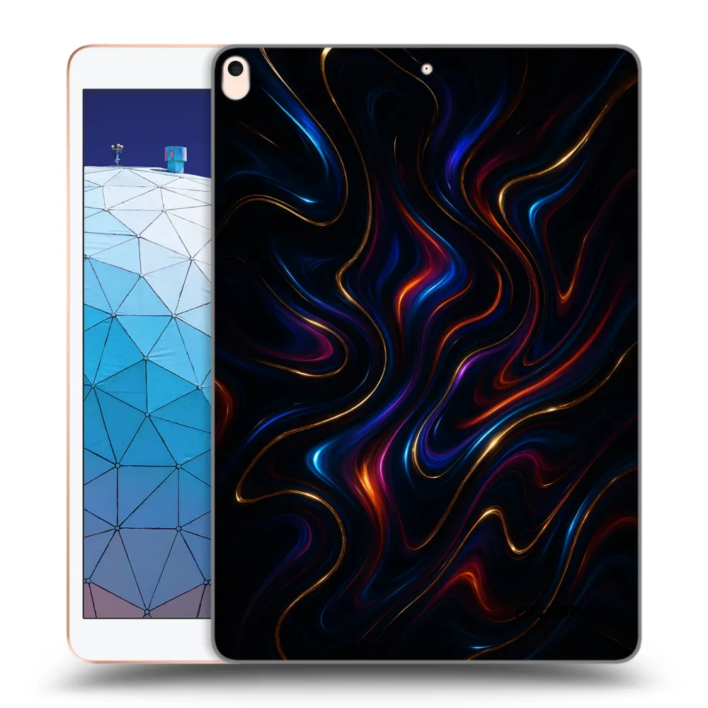 Picasee silikonowe przeźroczyste etui na Apple iPad Air 10.5" 2019 (3.gen) - Noir