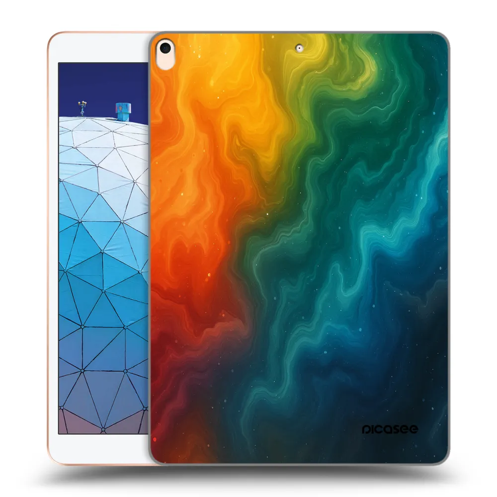 Picasee silikonowe przeźroczyste etui na Apple iPad Air 10.5" 2019 (3.gen) - Solar