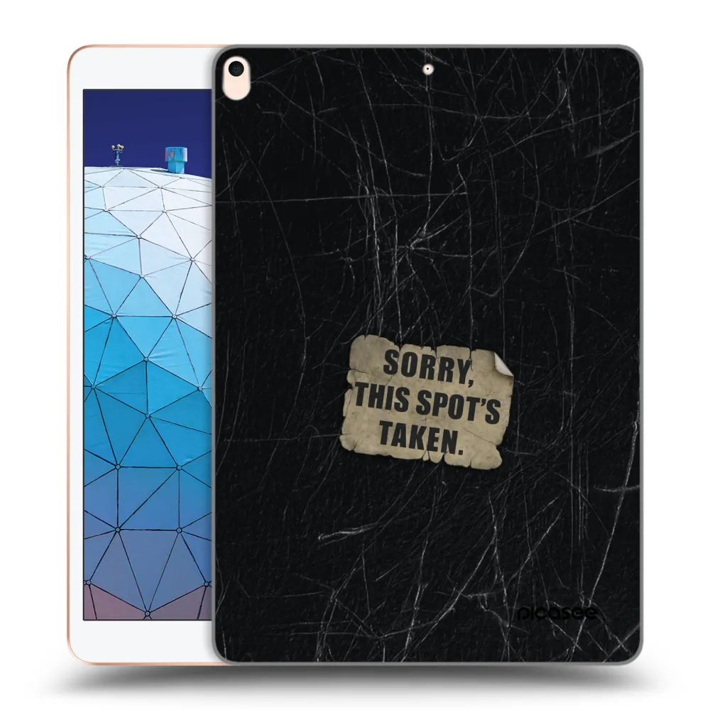 Picasee silikonowe przeźroczyste etui na Apple iPad Air 10.5" 2019 (3.gen) - SORRY