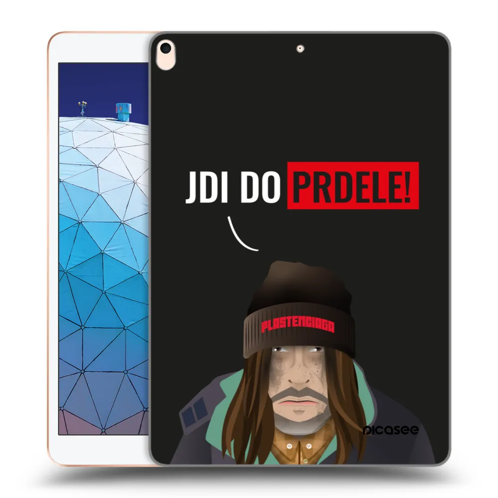 Picasee silikonowe przeźroczyste etui na Apple iPad Air 10.5" 2019 (3.gen) - Bezďák