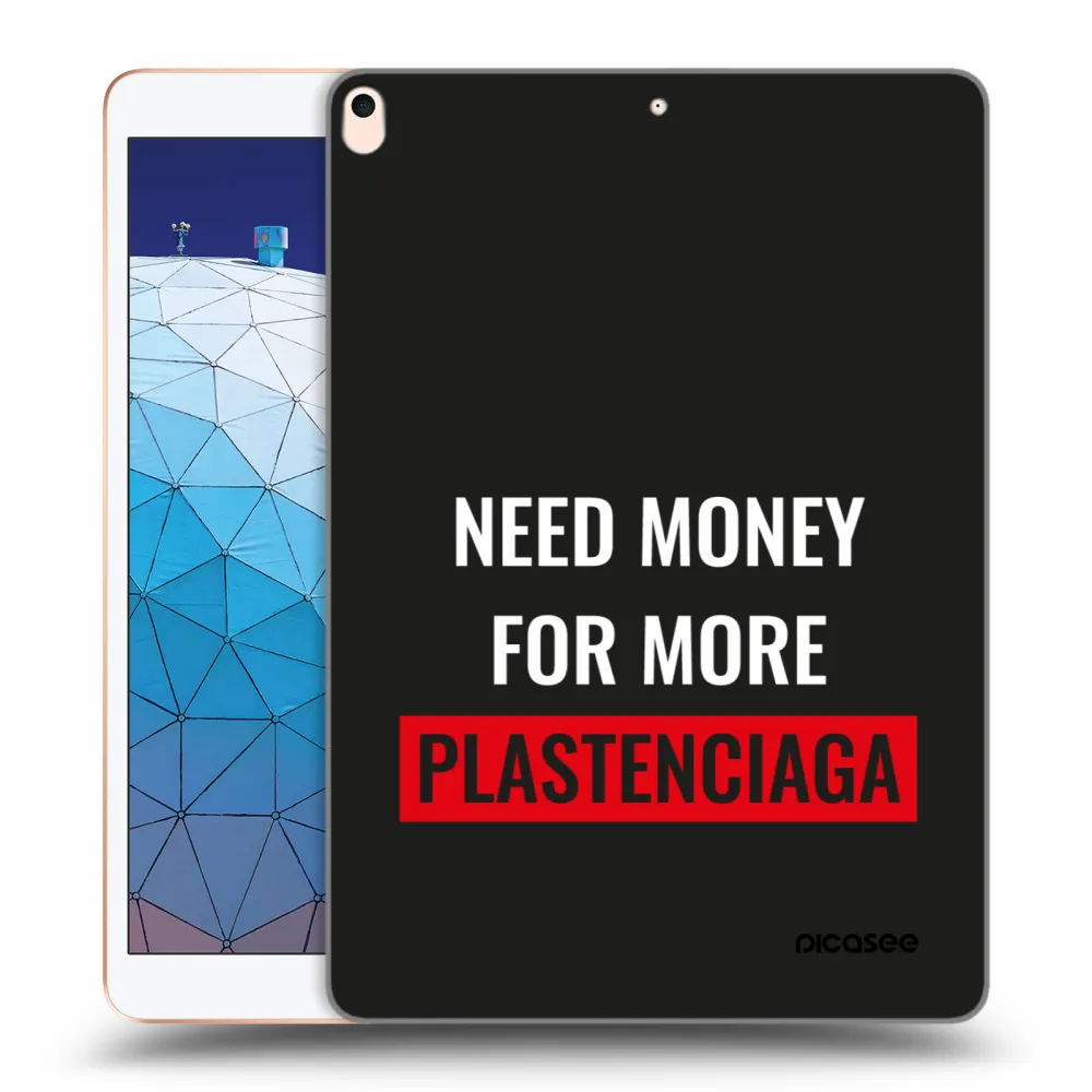 Picasee silikonowe przeźroczyste etui na Apple iPad Air 10.5" 2019 (3.gen) - More PLASTENCIAGA