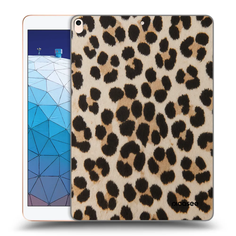 Picasee silikonowe przeźroczyste etui na Apple iPad Air 10.5" 2019 (3.gen) - Brown Tiger