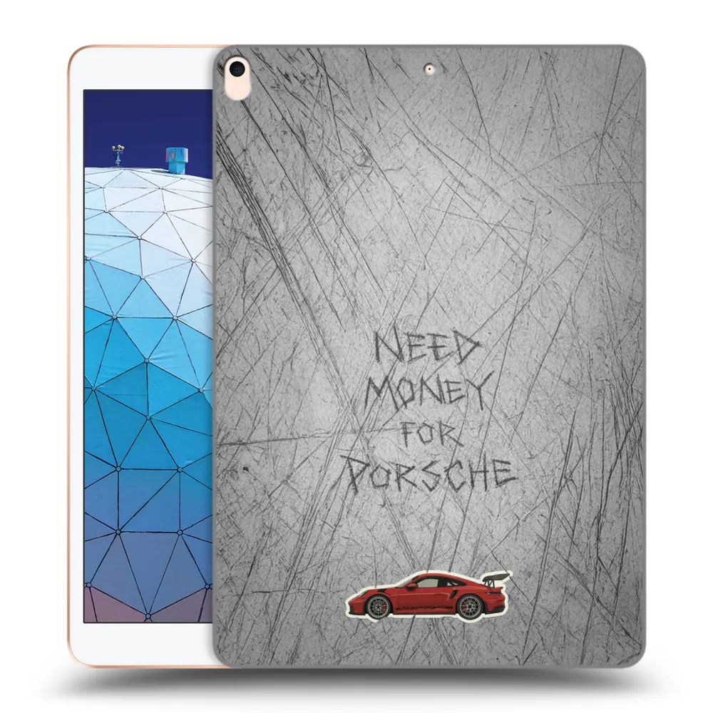 Picasee silikonowe przeźroczyste etui na Apple iPad Air 10.5" 2019 (3.gen) - Garage Scratch