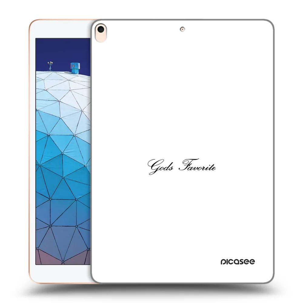 Picasee silikonowe przeźroczyste etui na Apple iPad Air 10.5" 2019 (3.gen) - Gods Favorite