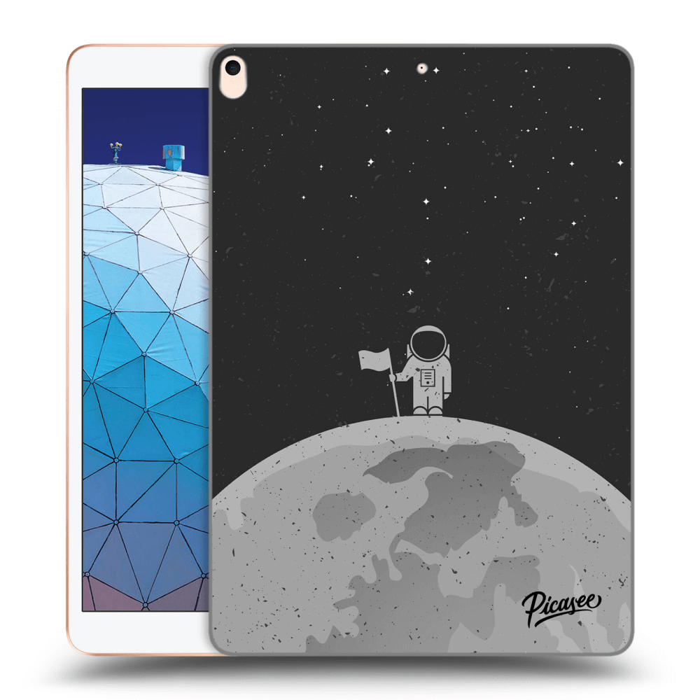 Picasee silikonowe czarne etui na Apple iPad Air 10.5" 2019 (3.gen) - Astronaut