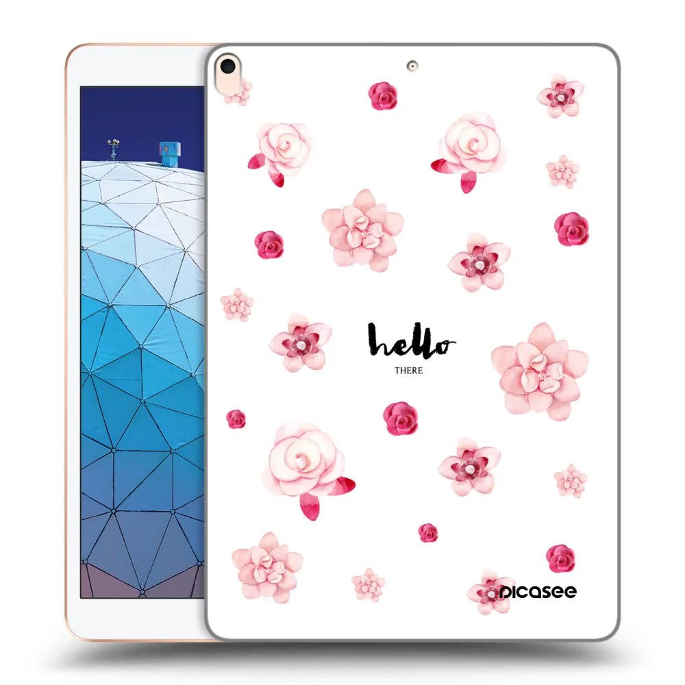 Picasee silikonowe przeźroczyste etui na Apple iPad Air 10.5" 2019 (3.gen) - Hello there