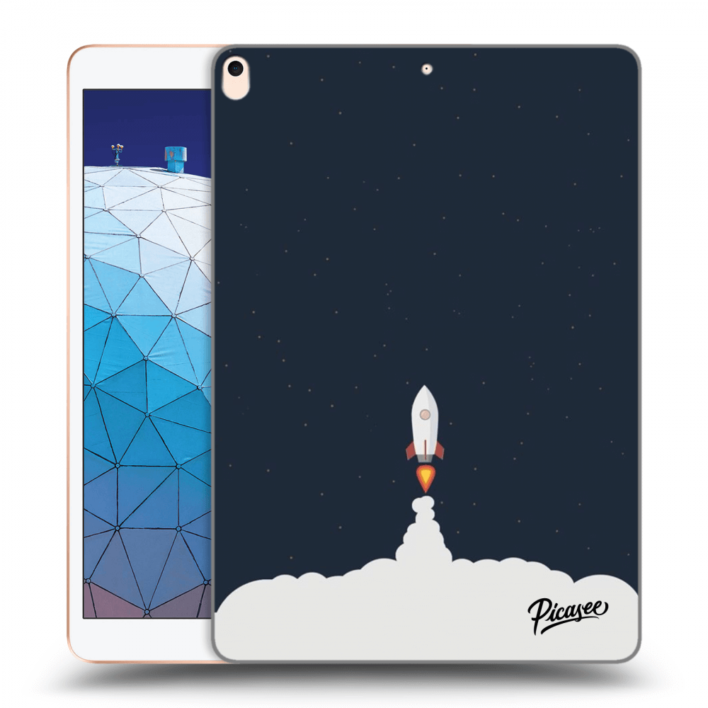 Picasee silikonowe przeźroczyste etui na Apple iPad Air 10.5" 2019 (3.gen) - Astronaut 2