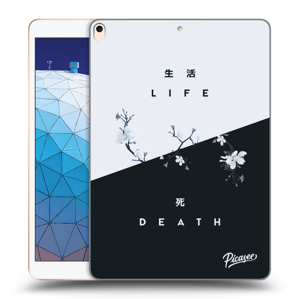 Picasee silikonowe przeźroczyste etui na Apple iPad Air 10.5" 2019 (3.gen) - Life - Death