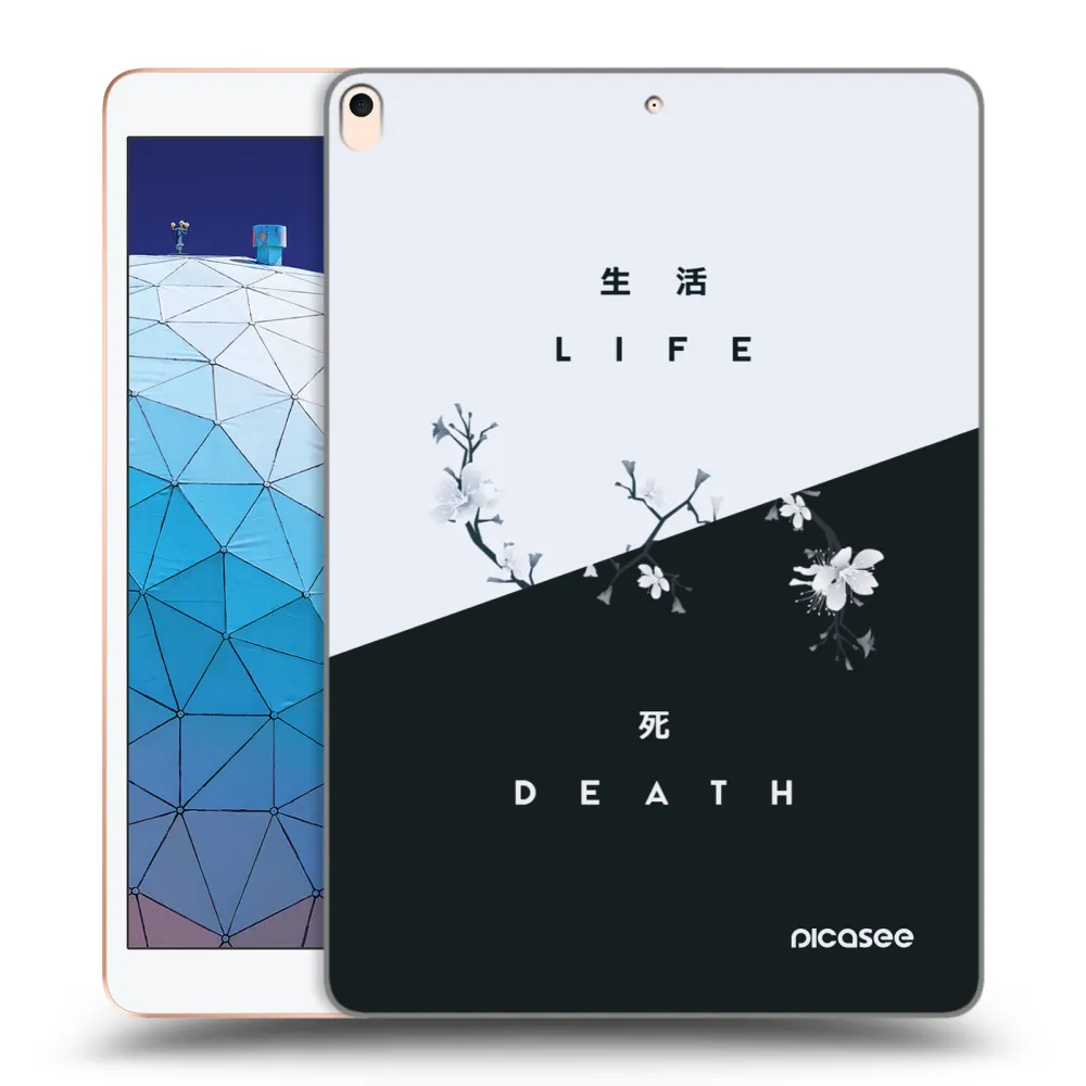 Picasee silikonowe przeźroczyste etui na Apple iPad Air 10.5" 2019 (3.gen) - Life - Death
