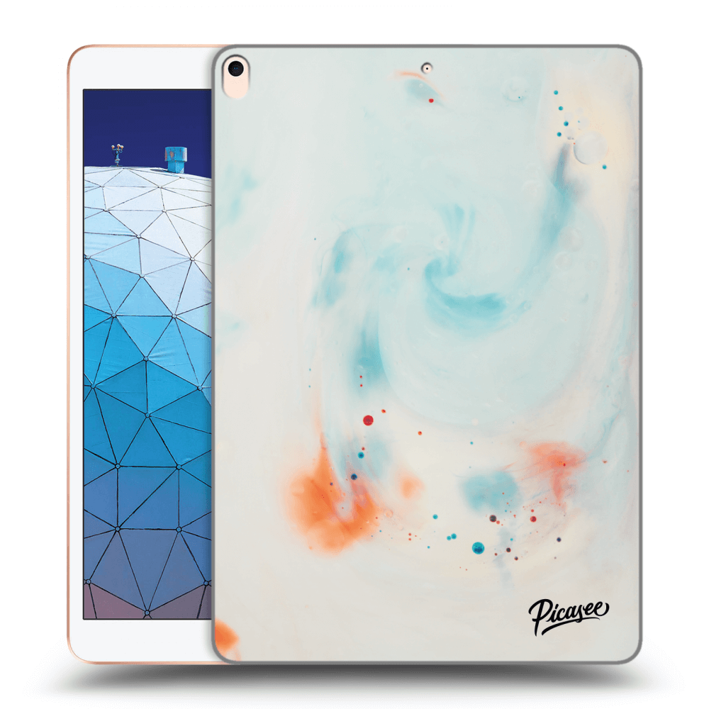 Picasee silikonowe przeźroczyste etui na Apple iPad Air 10.5" 2019 (3.gen) - Splash