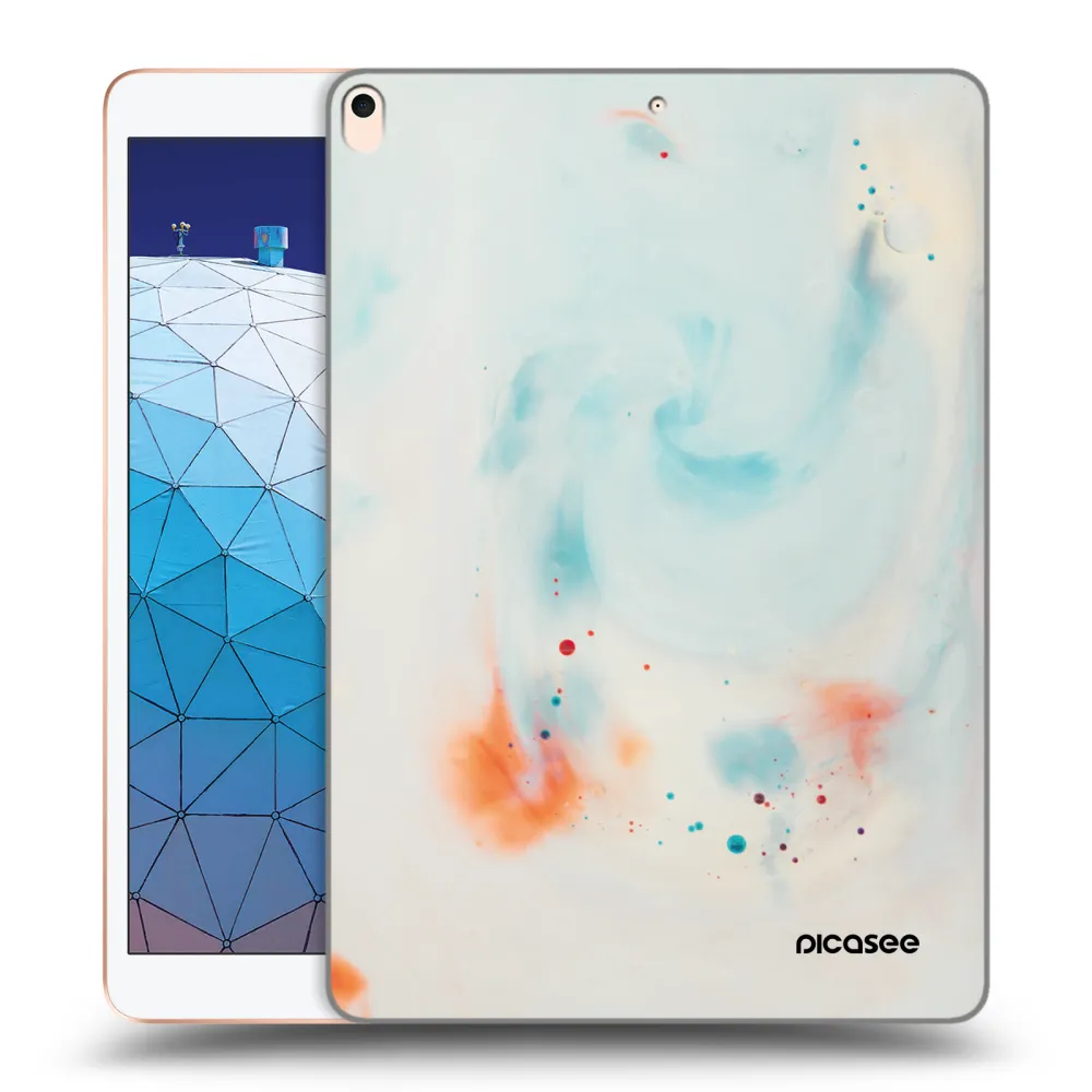 Picasee silikonowe przeźroczyste etui na Apple iPad Air 10.5" 2019 (3.gen) - Splash