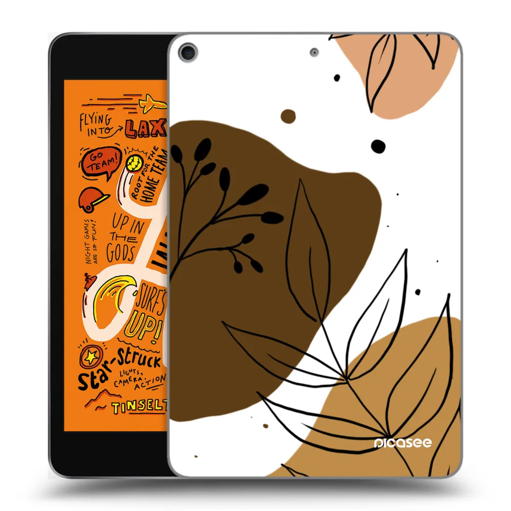 Picasee silikonowe przeźroczyste etui na Apple iPad mini 2019 (5. gen) - Boho style