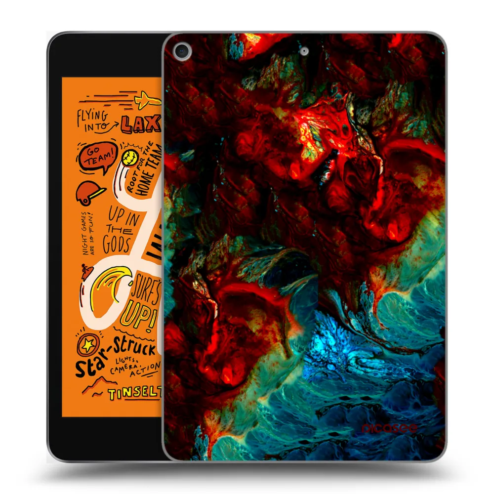 Picasee silikonowe przeźroczyste etui na Apple iPad mini 2019 (5. gen) - Universe