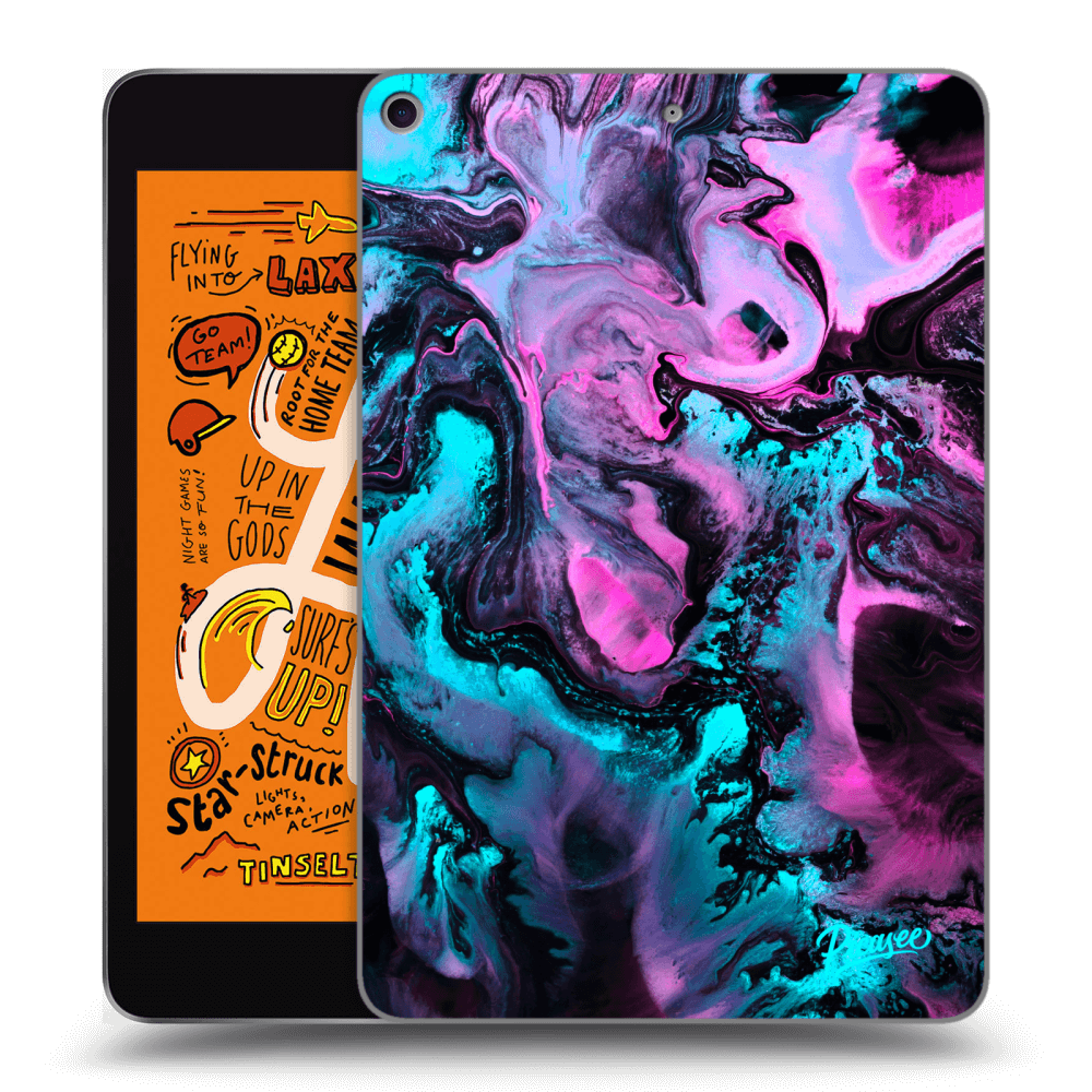 Picasee silikonowe czarne etui na Apple iPad mini 2019 (5. gen) - Lean