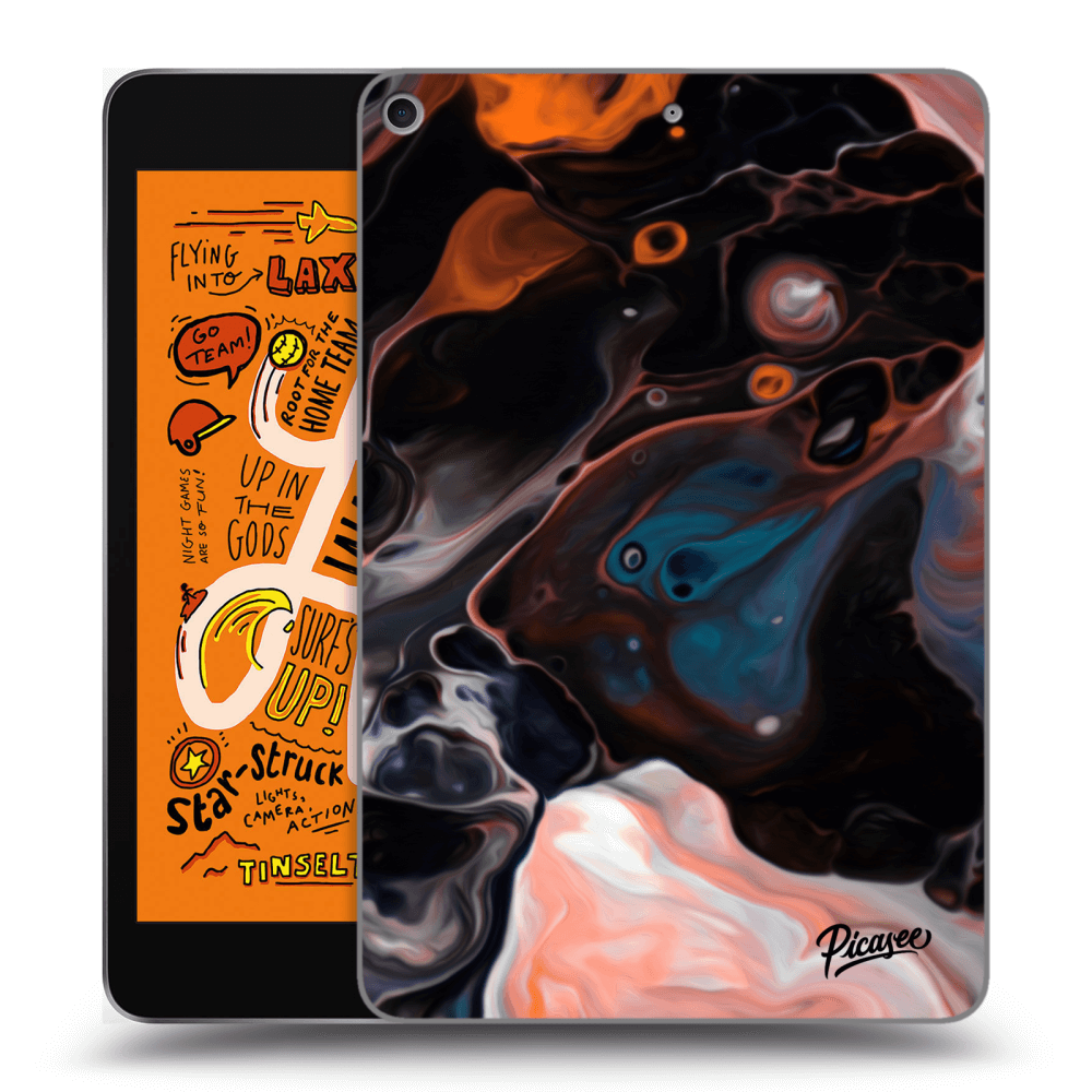 Picasee silikonowe czarne etui na Apple iPad mini 2019 (5. gen) - Cream
