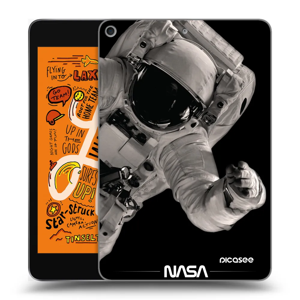 Picasee silikonowe przeźroczyste etui na Apple iPad mini 2019 (5. gen) - Astronaut Big