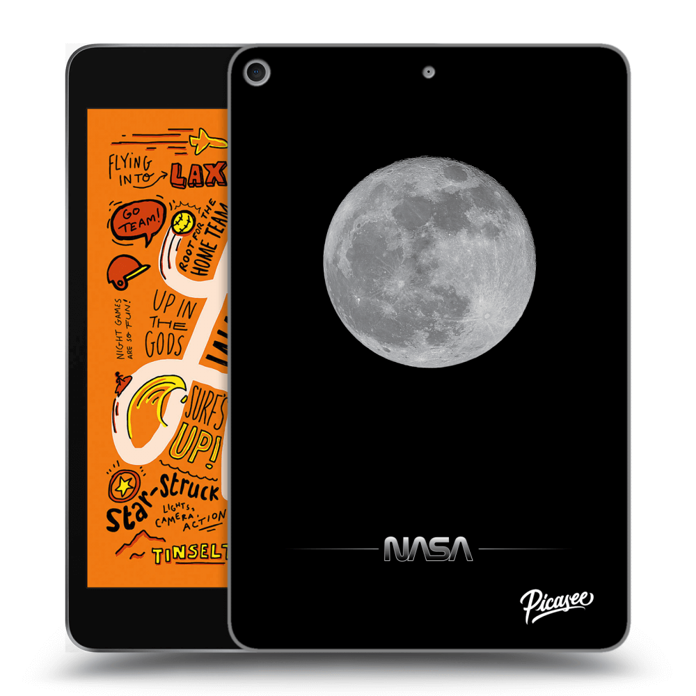 Picasee silikonowe przeźroczyste etui na Apple iPad mini 2019 (5. gen) - Moon Minimal