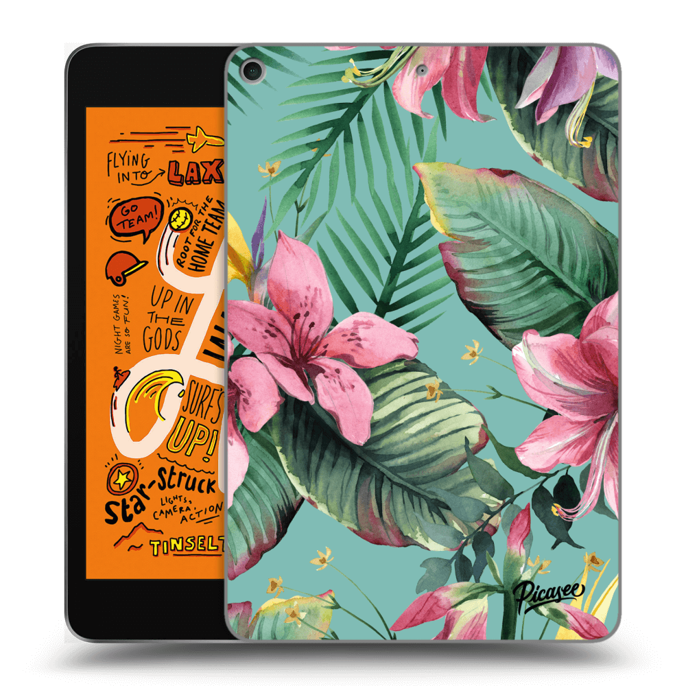 Picasee silikonowe czarne etui na Apple iPad mini 2019 (5. gen) - Hawaii