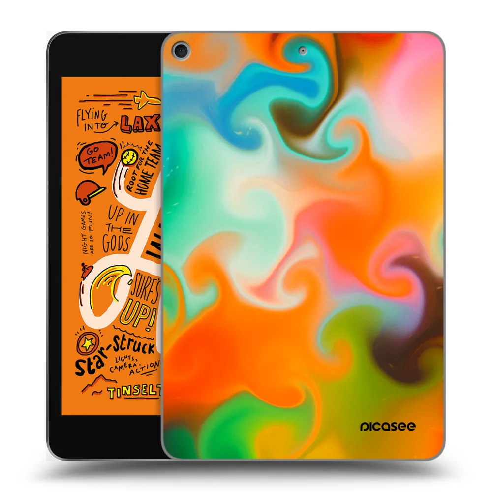 Picasee silikonowe przeźroczyste etui na Apple iPad mini 2019 (5. gen) - Juice