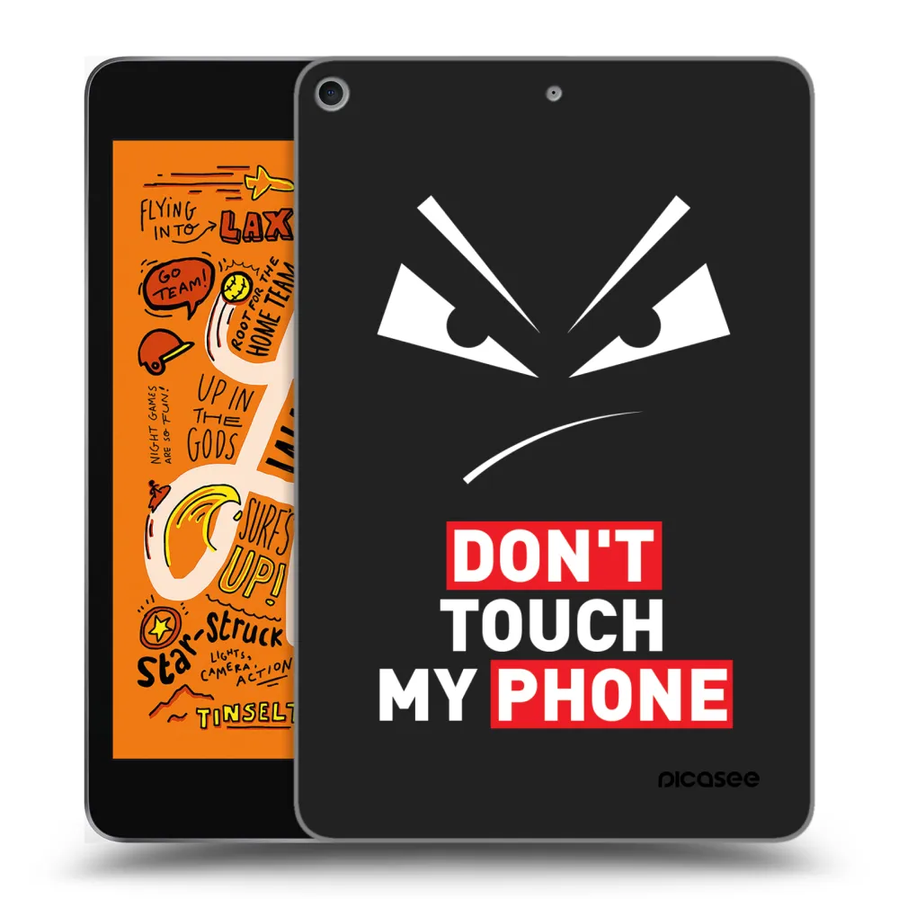 Picasee silikonowe czarne etui na Apple iPad mini 2019 (5. gen) - Evil Eye - Transparent