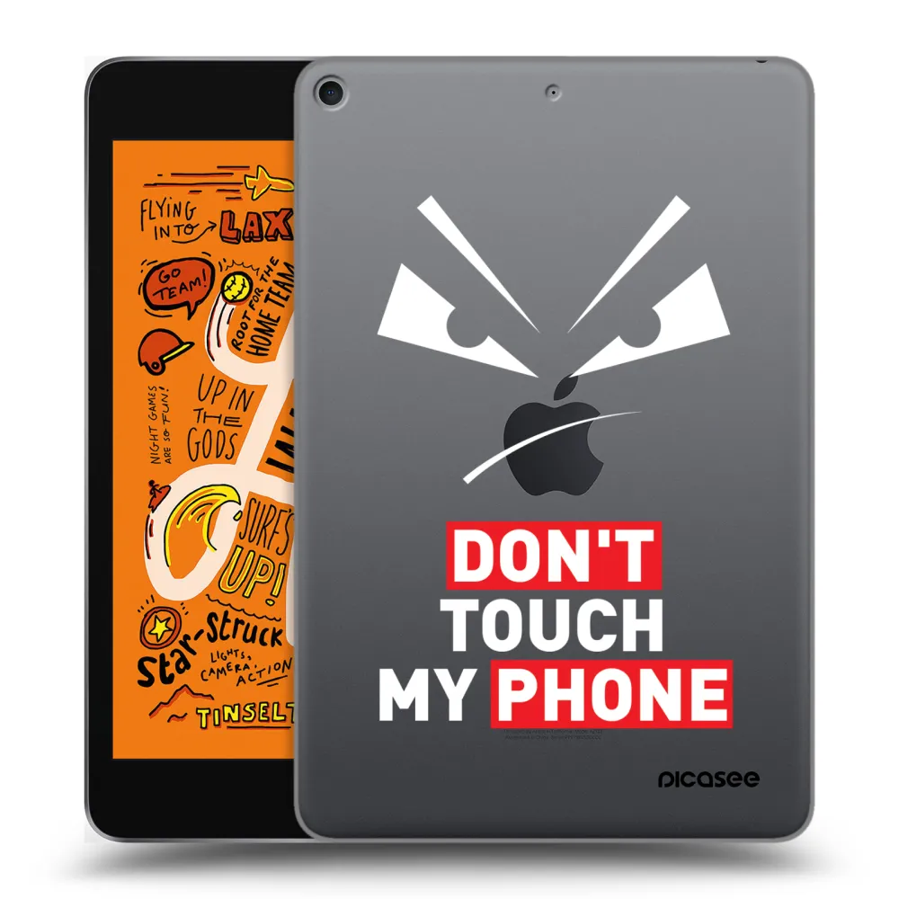 Picasee silikonowe przeźroczyste etui na Apple iPad mini 2019 (5. gen) - Evil Eye - Transparent