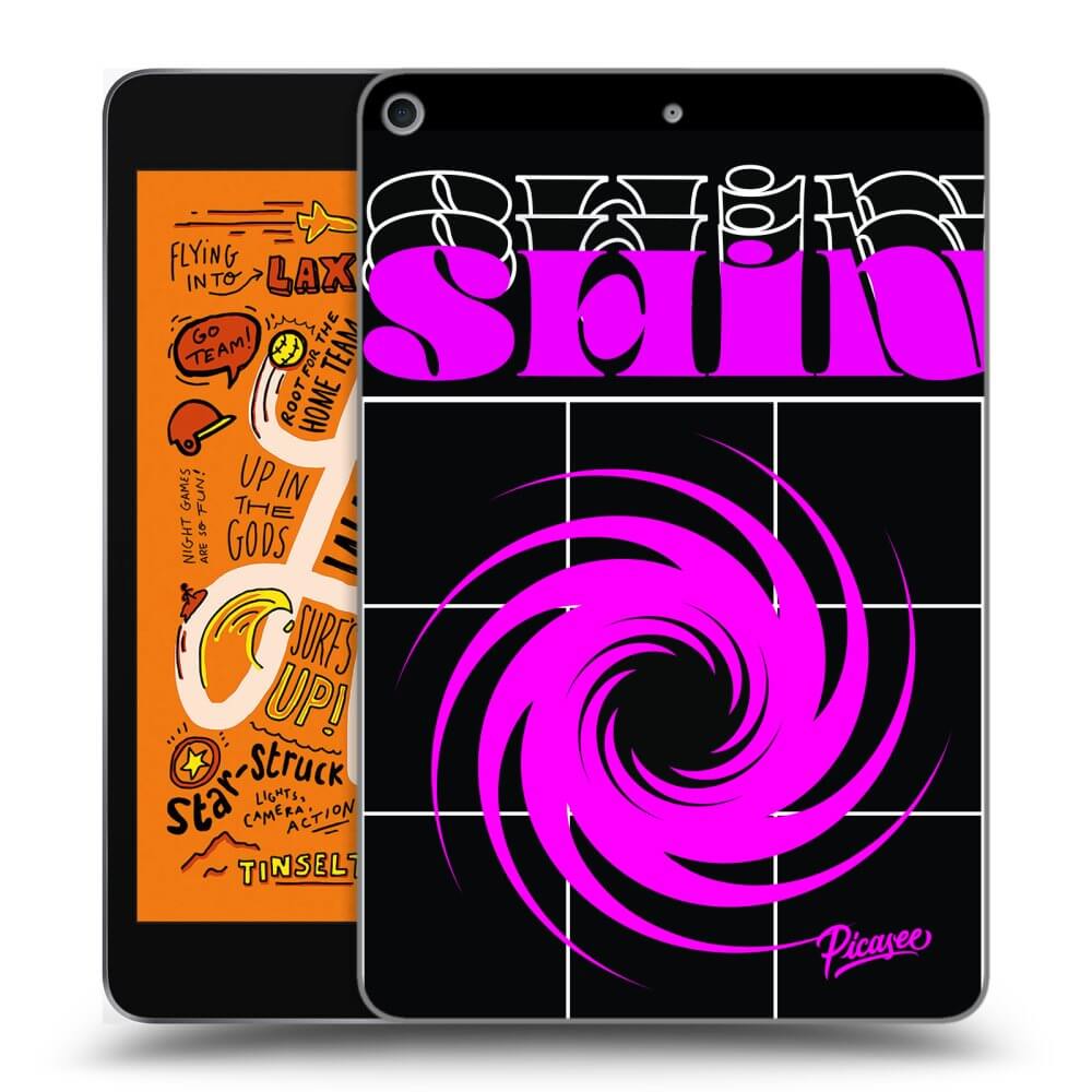 Picasee silikonowe czarne etui na Apple iPad mini 2019 (5. gen) - SHINE