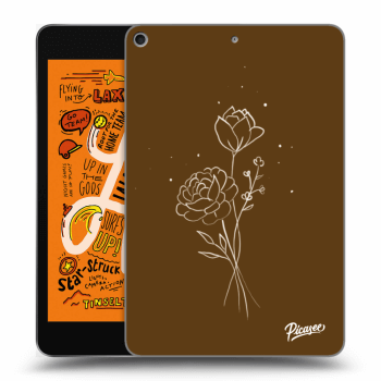 Etui na Apple iPad mini 2019 (5. gen) - Brown flowers