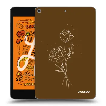 Etui na Apple iPad mini 2019 (5. gen) - Brown flowers