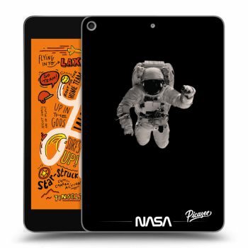 Picasee silikonowe przeźroczyste etui na Apple iPad mini 2019 (5. gen) - Astronaut Minimal