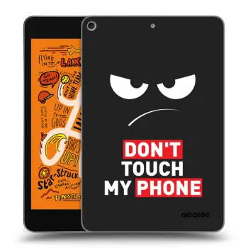 Picasee silikonowe czarne etui na Apple iPad mini 2019 (5. gen) - Angry Eyes - Transparent