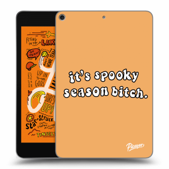 Picasee silikonowe czarne etui na Apple iPad mini 2019 (5. gen) - Spooky season