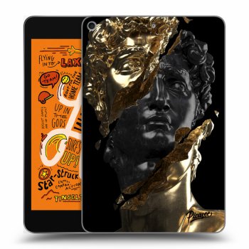 Picasee silikonowe czarne etui na Apple iPad mini 2019 (5. gen) - Gold - Black