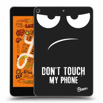 Picasee silikonowe czarne etui na Apple iPad mini 2019 (5. gen) - Don't Touch My Phone